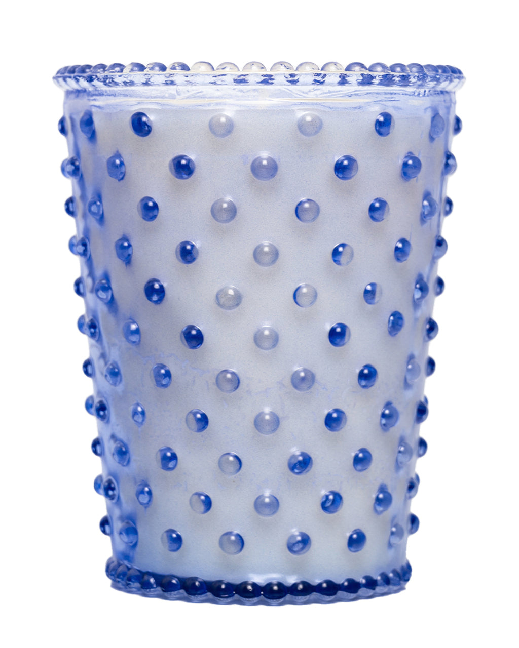 No. 64 Lavender Hobnail Glass Candle