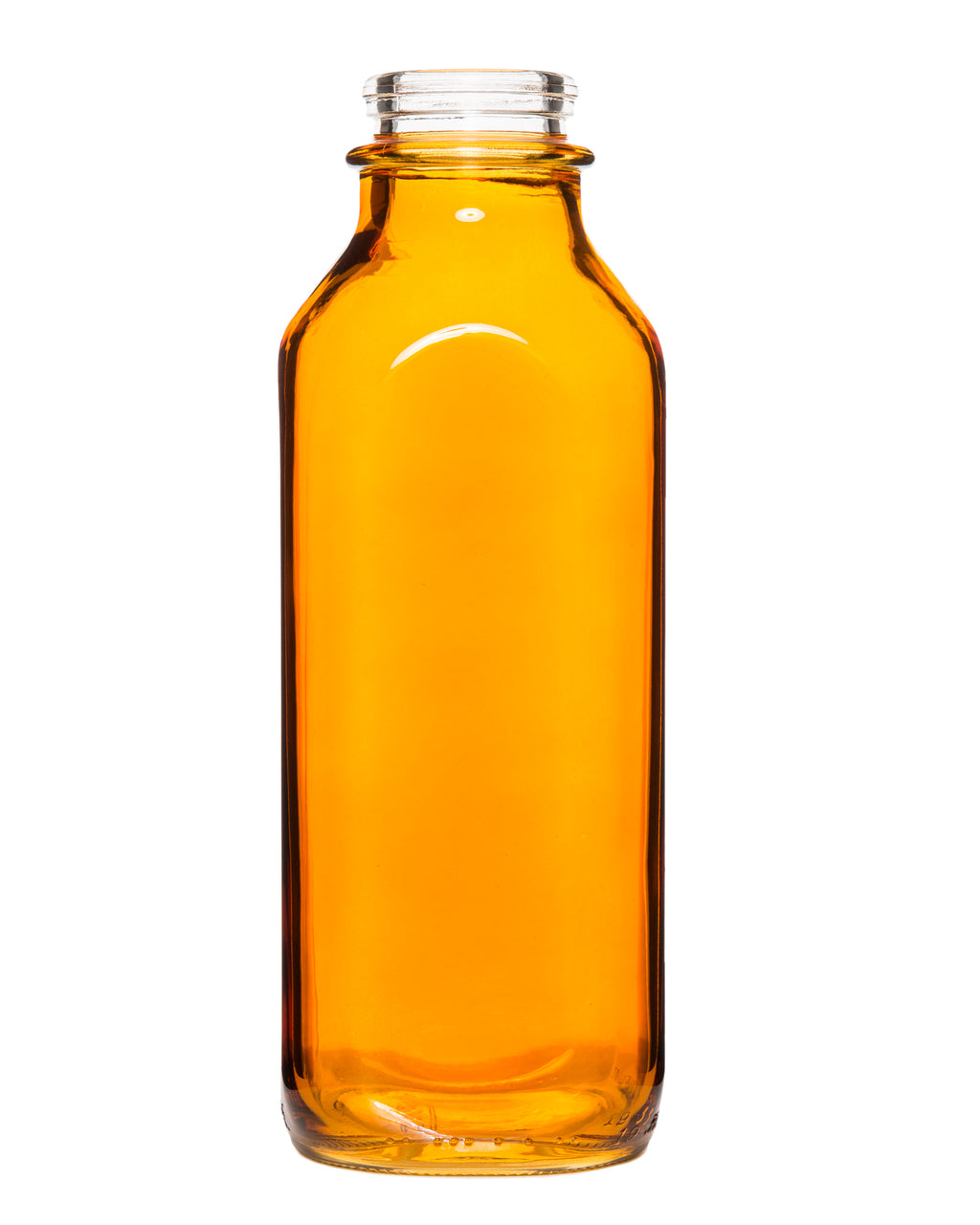 Blood Orange Amber Empty Colored Milk Jug
