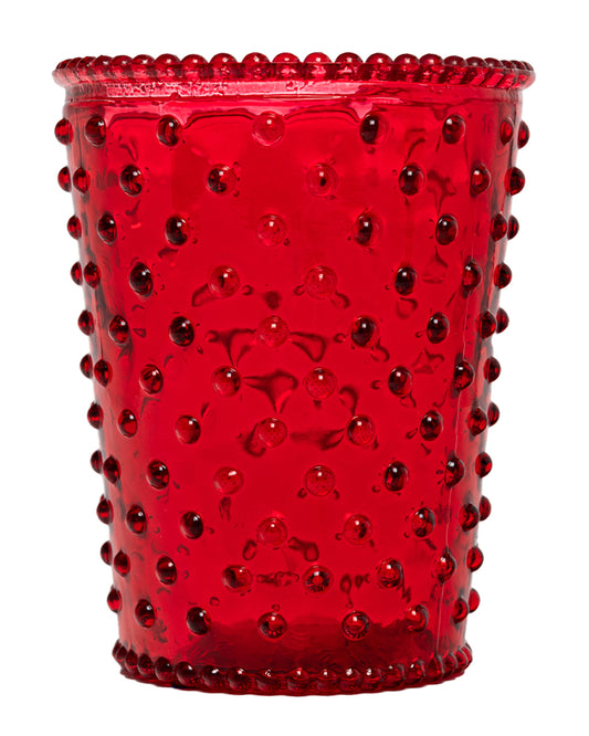 No. 73 Strawberry Poundcake Empty Hobnail Glass