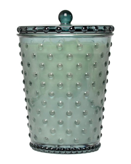 Grande Skye Hobnail Glass Candle