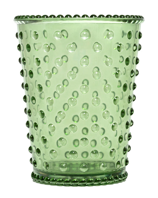 No. 95 Eucalyptus Empty Hobnail Glass
