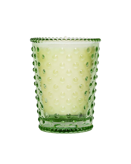 Eucalyptus Votive Hobnail Glass Candle