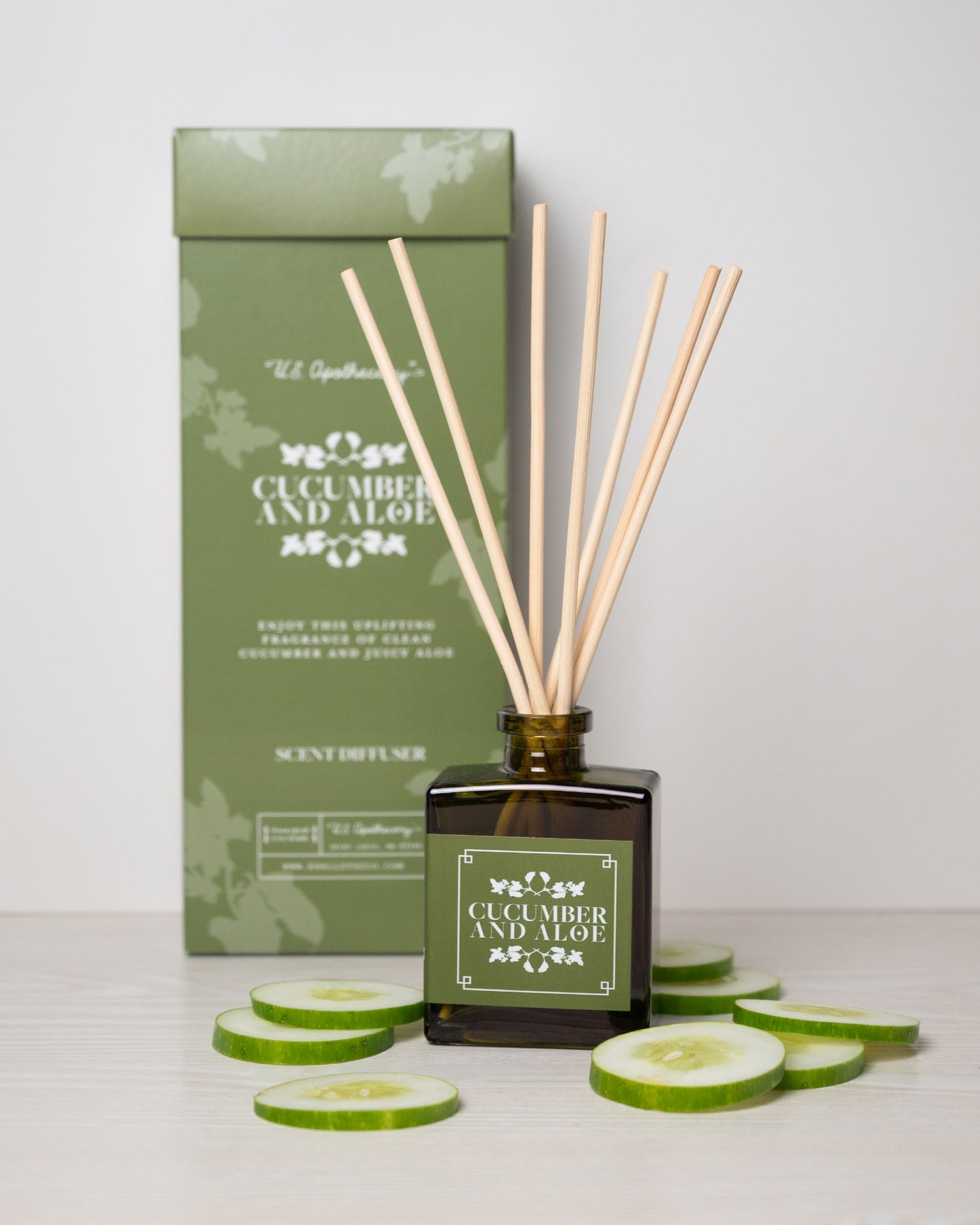 Cucumber and Aloe Scent Diffuser Kit