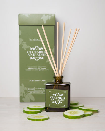 Cucumber and Aloe Scent Diffuser Kit