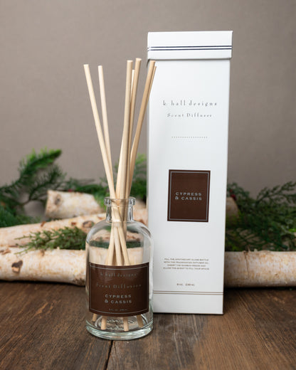 Cypress & Cassis Scent Diffuser Kit