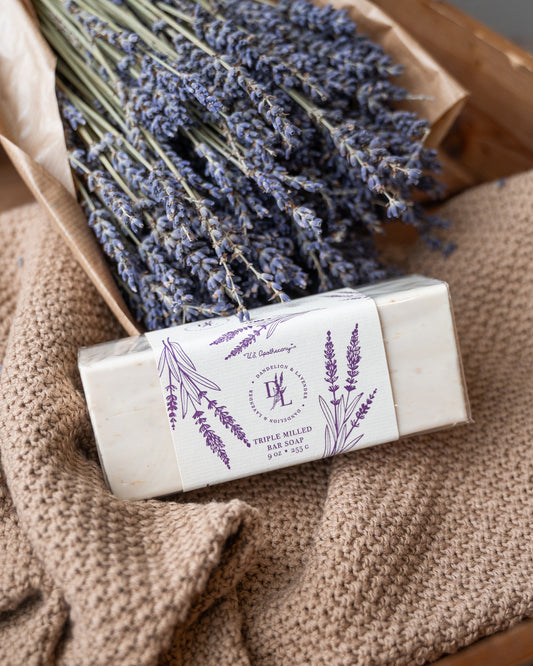 Dandelion & Lavender Triple Milled Bar Soap