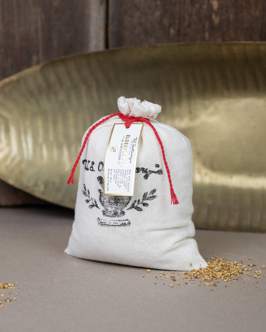 Elderflower & Vetiver Bath Salt Bag
