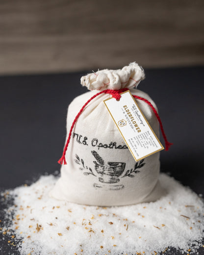 Elderflower & Vetiver Bath Salt Bag