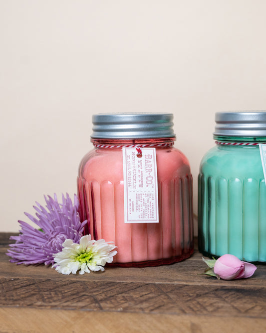 Honeysuckle Apothecary Jar Candle