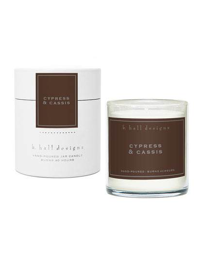 Cypress & Cassis 60 Hour Jar Candle