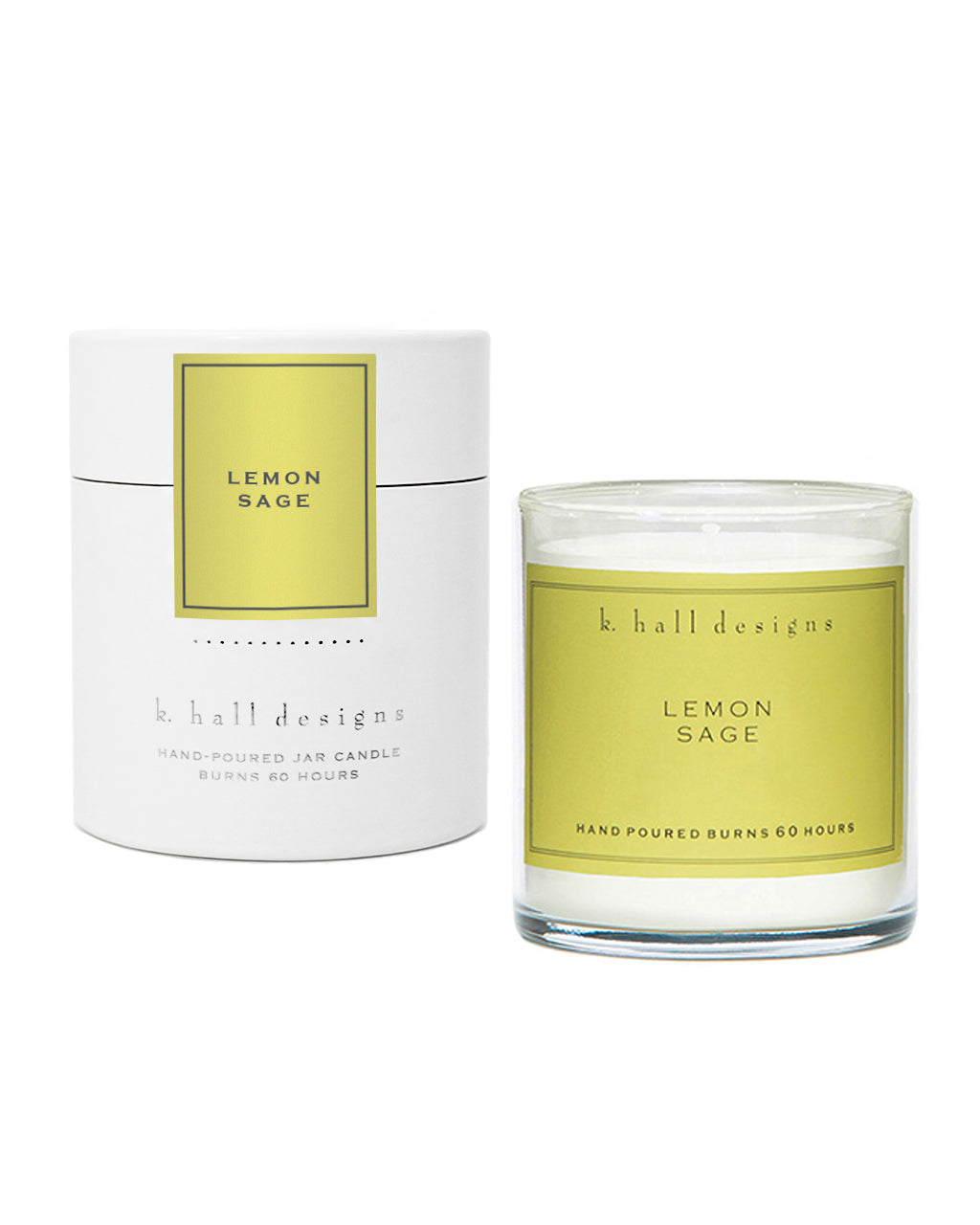 Lemon Sage 60 Hour Jar Candle