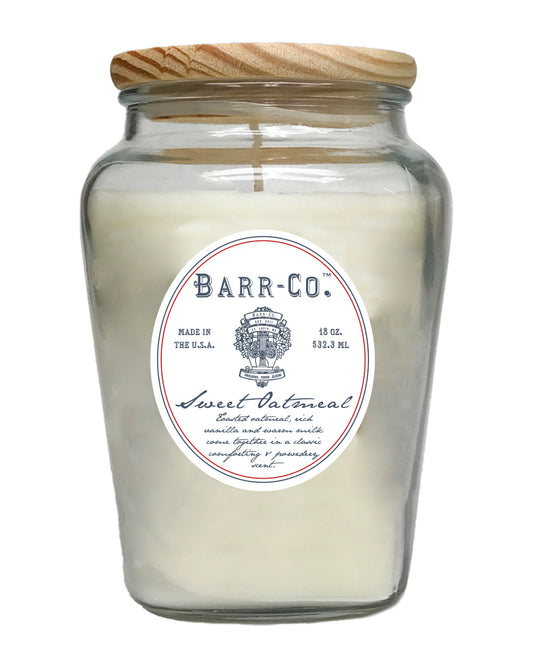 Sweet Oatmeal Vase Candle