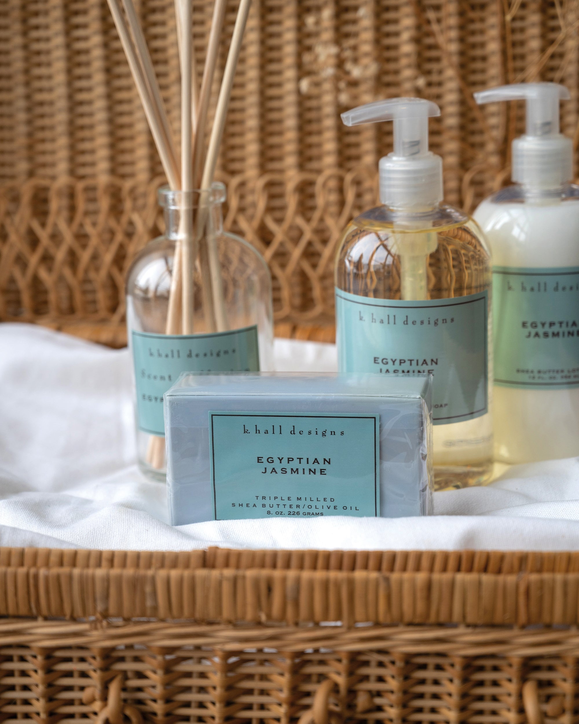 Egyptian Jasmine Triple Milled Bar Soap | K. Hall Studio