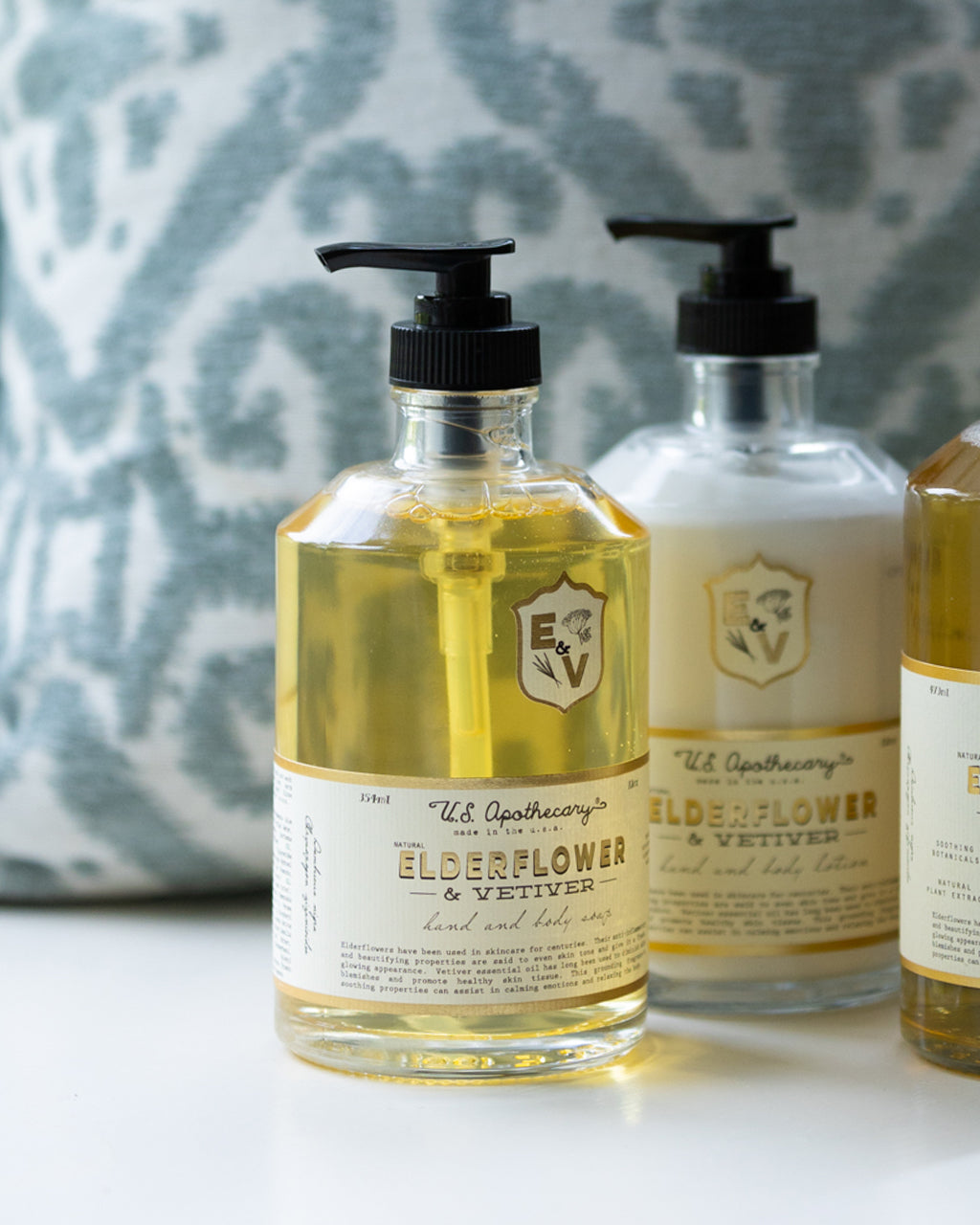 Elderflower & Vetiver Hand and Body Soap