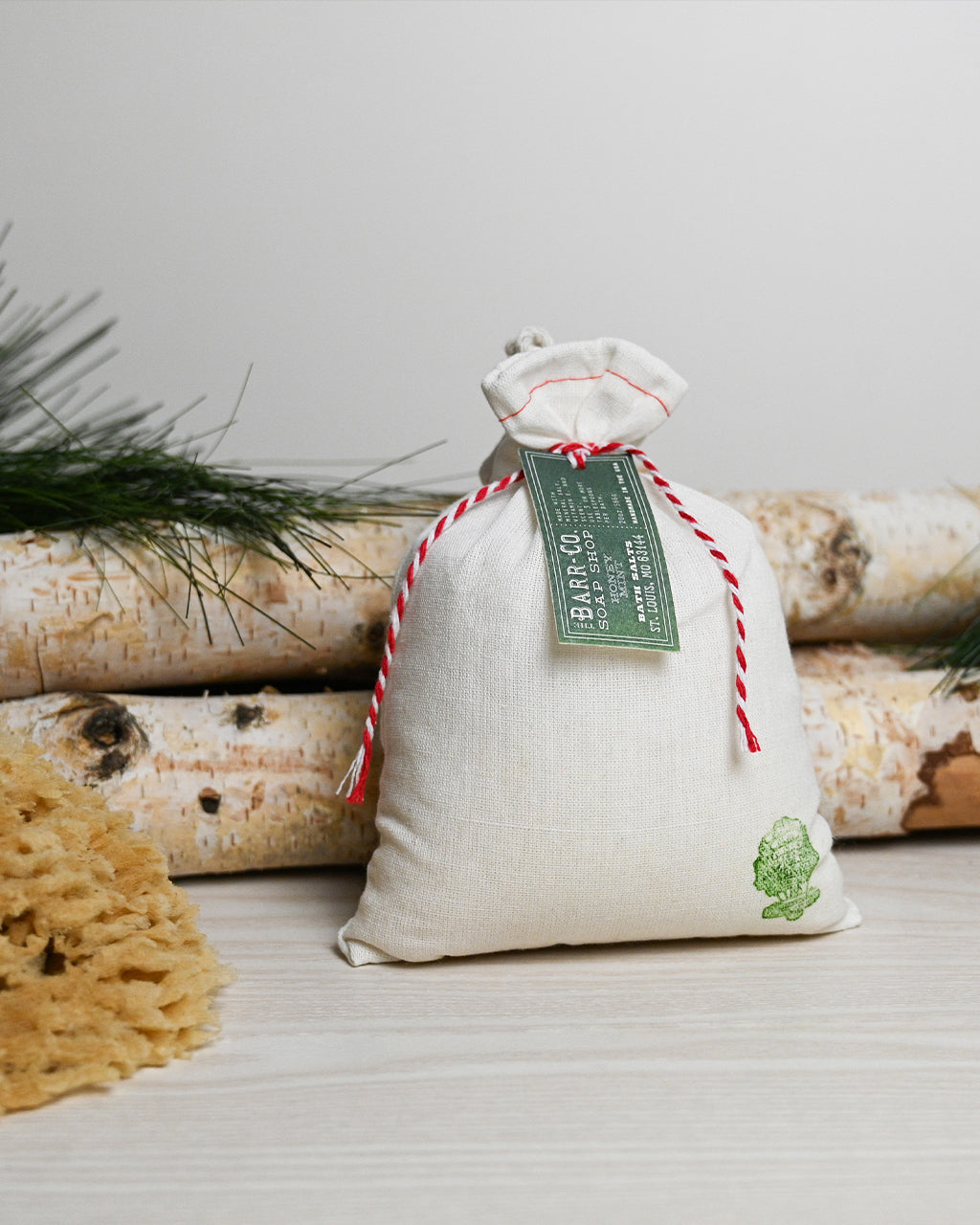 Honey Mint Bag of Bath Salt