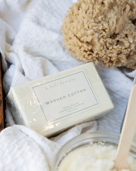 Washed Cotton Triple Milled Bar Soap